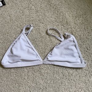 White bikini top